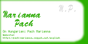 marianna pach business card